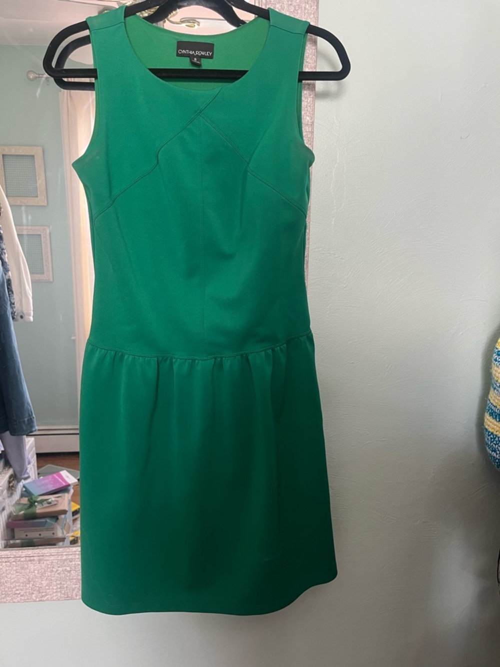 Cynthia Rowley Emerald Green Sleeveless Sheath Dress